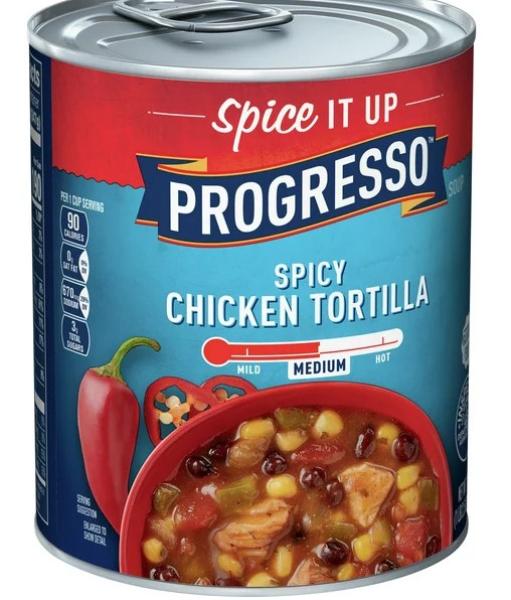 PROGRESSO Spice it up 'Spicy Chicken Tortilla' Hühner,-Tortillasuppe 524 gr